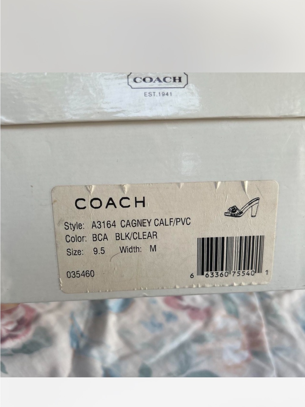 Coach Black Slide Mules with Gold-Tone Signature Accent - Picture 5 of 6